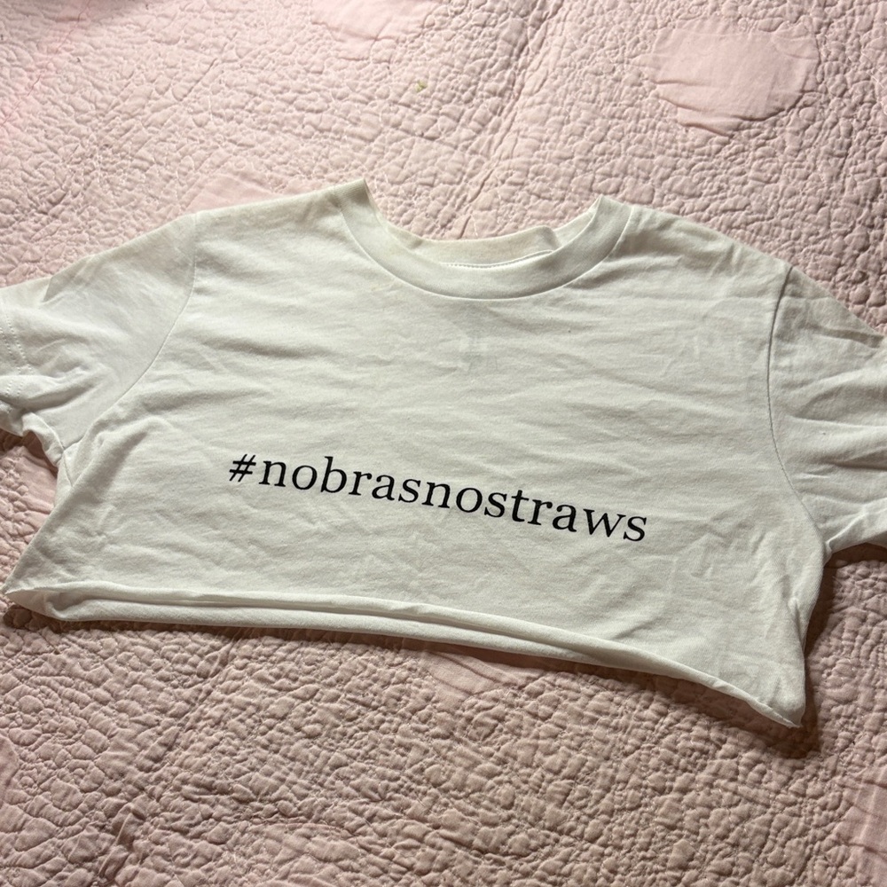 Others Follow White Crop Top